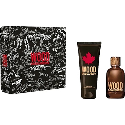 Dsquared2 Wood for Him Gift Set - EDT 100 ml + Shower Gel 150 ml за мъже