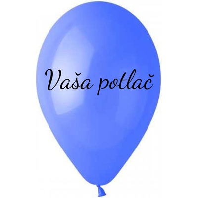 Svet balonku Balónik s textom Modrofialový 26 cm