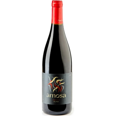 Amosa Saperavi gruzínské suché červené 2019 11,5% 0,75 l (holá láhev)