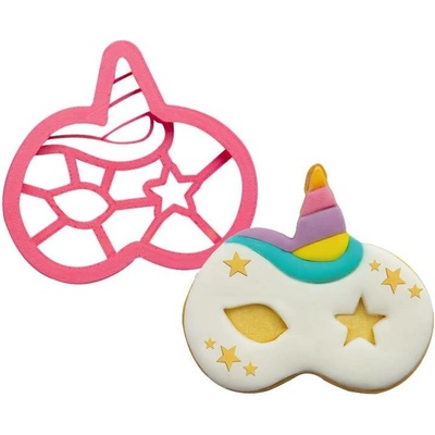 Vykrajovač „maska unicorn“, 1 ks, 9 × 7,5 cm - Decora - Decora