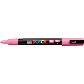 uni Декоративен маркер, 0, 9-1, 3 мм, UNI "Posca PC-3M", розов 284661000 (284661000)