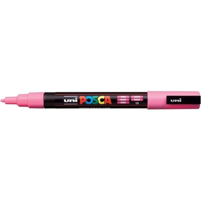 uni Декоративен маркер, 0, 9-1, 3 мм, UNI "Posca PC-3M", розов 284661000 (284661000)