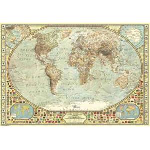 Anatolian - Puzzle World Map II - 2 000 piese