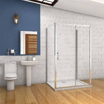 H K Viacstenné sprchovací kút SYMPHONY U3 110x90x90 cm s posuvnými dverami