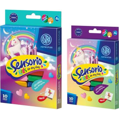 Astra Sensorio Kids Dinosaurus modelovacia hmota (10 farieb)