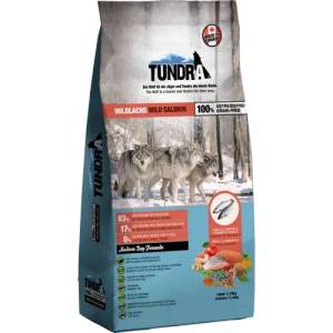 TUNDRA WILD SALMON Adult - висококачествена храна за пораснали кучета от всички породи, БЕЗ ЗЪРНО, с дива сьомга, 11, 34 кг, Германия - 16120