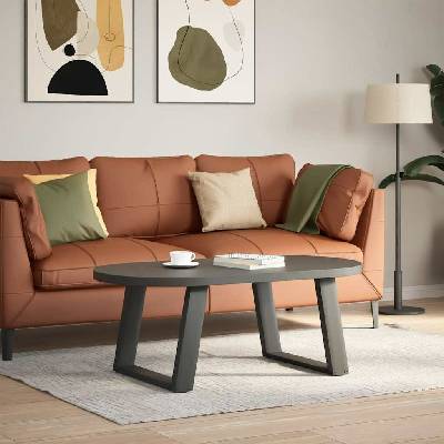 Omaxi 314345 Nohy konferenčního stolku ve tvaru U 2 ks antracitové 70 x 42-43 cm ocelové