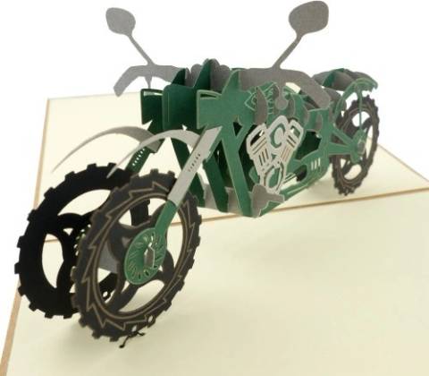 3D přání - Motorka