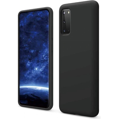 elago Silicone Case - силиконов (TPU) калъф за Samsung Galaxy S20 Plus (черен)