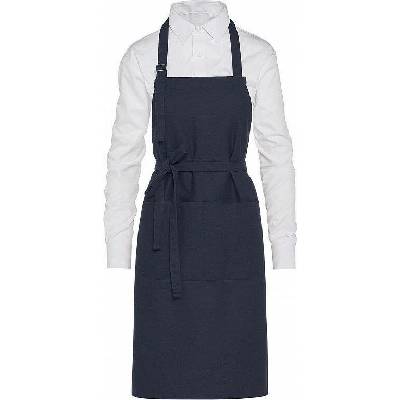 SG Accessories Bistro Ex JASSZ Bistro Hrubá keprová zástěra Lisbon s velkou přední kapsou modrá námořní