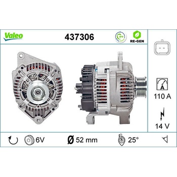 Alternátor VALEO 437306