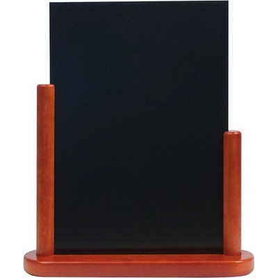 Securit tabuľa s polovičným rámom 320 x 270 mm mahagónová