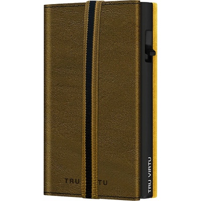 Tru Virtu peňaženka Click & Slide Strap Edge Caramba Mossgreen Earth Black 4260050242096