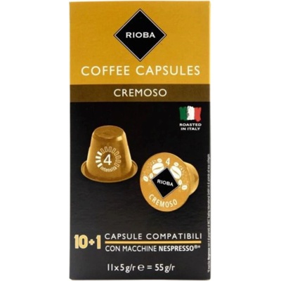 RIOBA Espresso Cremoso 11 ks