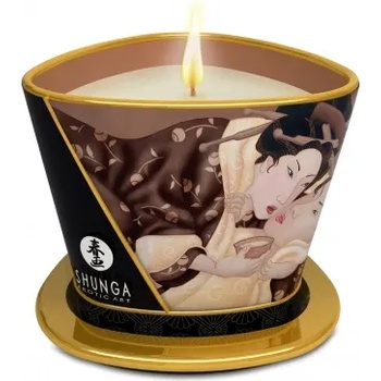 Shunga Масажна свещ с аромат на шоколад Shunga Excitation