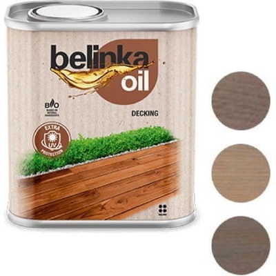 Belinka Oil Decking 0,75 l sivá