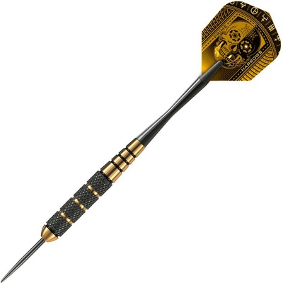 Sada steel šípok Harrows Voodoo 25g K, Brass