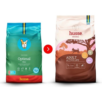 Husse Adult Active Life pro malá plemena 7 kg