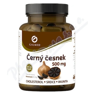 Galmed Černý česnek 500mg 60+30 kapsúl