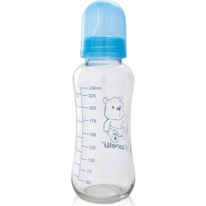 Baby Care Стъклено шише Lorelli - 240 ml, Синьо (10200620002)