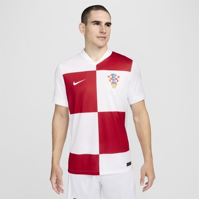 Nike Футболна фланелка Nike Croatia Home Shirt 2024 Adults - White