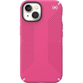 Speck Калъф за Apple iPhone 14, Speck Presidio 2 Grip, MagSafe, антимикробно покритие, розов (150059-3067)