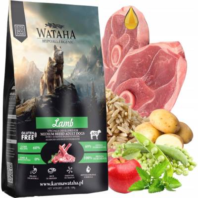 Wataha Hypoalergenní Adult s jehněčím a rýží 2 kg