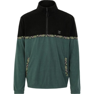 IRIEDAILY Мъжки поларен пуловер Iriedaily Monte Noe Troyer Fleece jumper - Jungle Green - размер XXL (005-4868-0915)