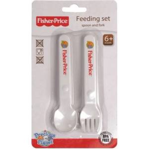 Bam Bam Пластамсов комплект за хранене Bam Bam - Fisher Price, 6+ месеца (ET-286125) - ozone
