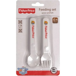 Bam Bam Пластамсов комплект за хранене Bam Bam - Fisher Price, 6+ месеца (ET-286125) - ozone