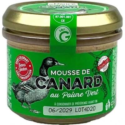Gourmet Partners Kachní pěna se zeleným pepřem ve skle 90 g
