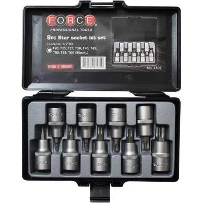 Force Tools Комплект вложки и накрайници Force Tools 4102/ 9 бр (JN99024)