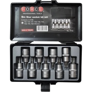 FORCE Tools Комплект вложки и накрайници Force Tools 4102/ 9 бр (JN99024)