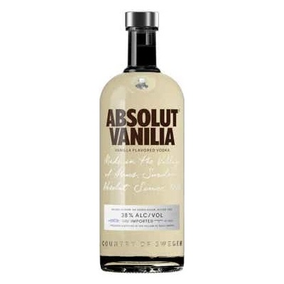 Absolut Vodka Vanilia 38% 1 l (holá láhev)