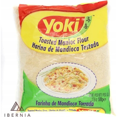 Bosfood Manioková Cassava tapioka mouka pražená Yoki 0,5 kg