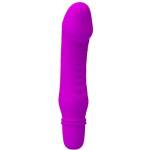 LyBaile Вибратор от Медицински силикон "pretty love stev purple" 13.5 см