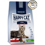 Happy Cat Culinary Adult Bavarian Beef - храна за котки, подпомага хигиената на зъбите, с говеждо, картофи, ориз, риба, яйца, 4 кг, Германия - 70559