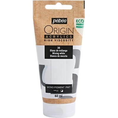 Pébéo Origin АКРИЛНА боя Mixing White 60 ml 1 бр (817038)