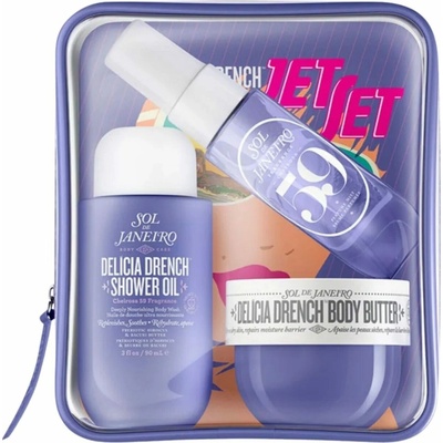 Sol de Janeiro Delicia Drench Sol de Janeiro Delicia Drench hluboce hydratační tělové máslo pro suchou pokožku 50 ml + Sol de Janeiro Cheirosa '59 sprej na tělo a vlasy 30 ml + Sol de Jane