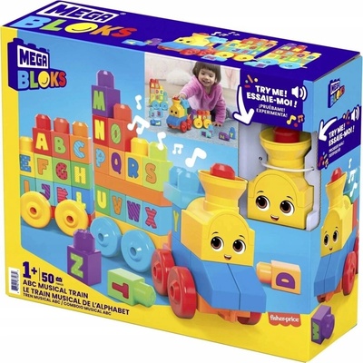 Mega Bloks ABC vláčik s hudbou
