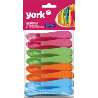 York plastové štipce na bielizeň extra16 ks
