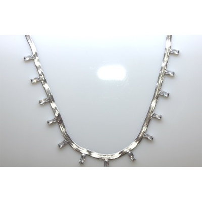 Steel Edge Náhrdelník z chirurgickej ocele WJHN258ST Biela