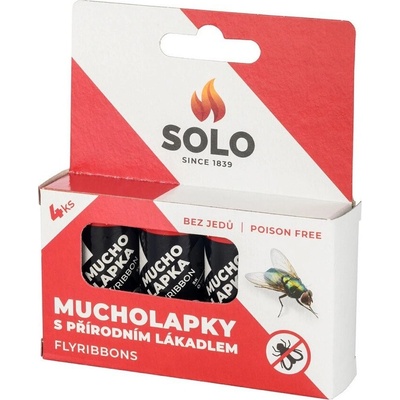 Solo mucholapka se závěsem 4 ks