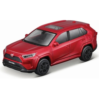 Bburago Toyota RAV4 2022 červená metalíza BB18-30466R 1:43