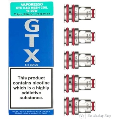 Vaporesso GTX MESH Coil New Version 0.8 ohm 5 ks