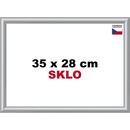 BFHM Plastový rám 35x28cm stříbrný