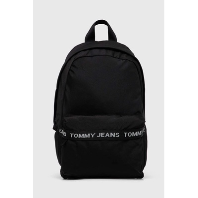 Tommy Hilfiger Раница Tommy Jeans в черно голям размер с принт (AM0AM11175)