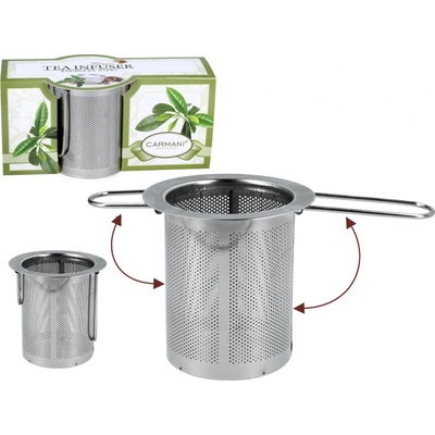 ManuTea Čajové nerezové sítko s dvěma sklopnými úchyty – Hledejceny.cz