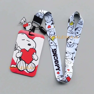 Šňůrka na krk 24441 s cedulkou na ID karty Snoopy