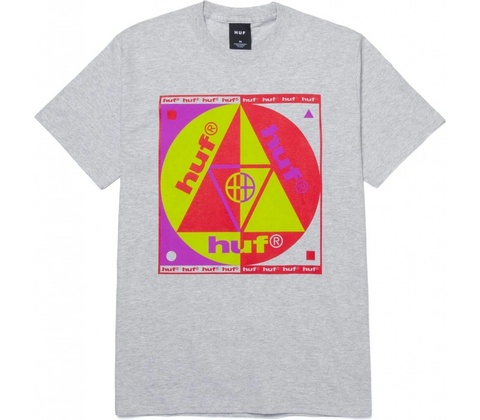 HUF Blue Code Tee athletic grey